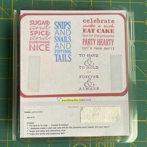 Stampin' Up! Everything Nice Sayings
